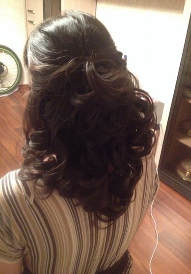 Прическа на свадьбу М16762 - Стилист-визажист Мария Лисицкая