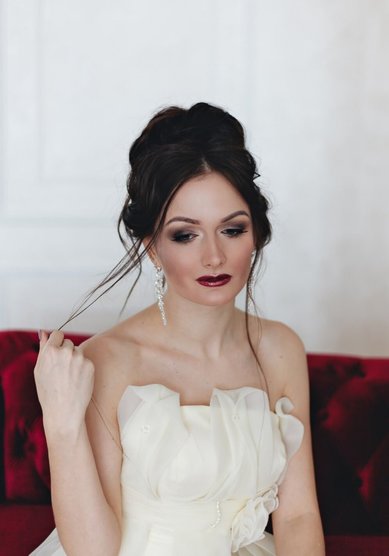 Свадебная прическа М16775 - Стилист-визажист Мария Лисицкая