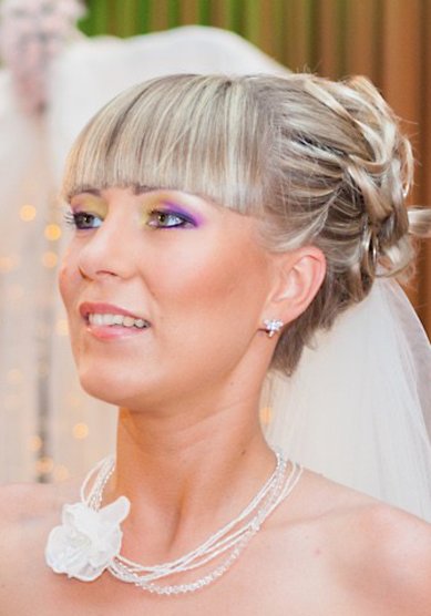 Свадебная прическа С17205 - VIP-СТилиСТ, визажист Светлана Тальянова