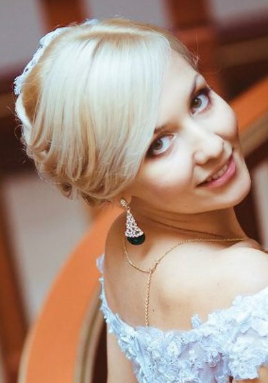 Прическа на свадьбу Л17222 - VIP-стилист Людмила Евдокимова