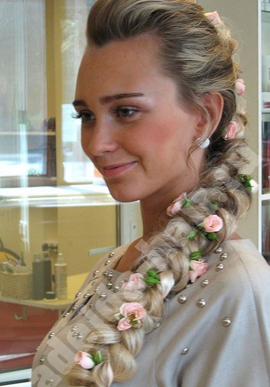 Прическа на свадьбу L17620 - Посольство красоты La Speranza