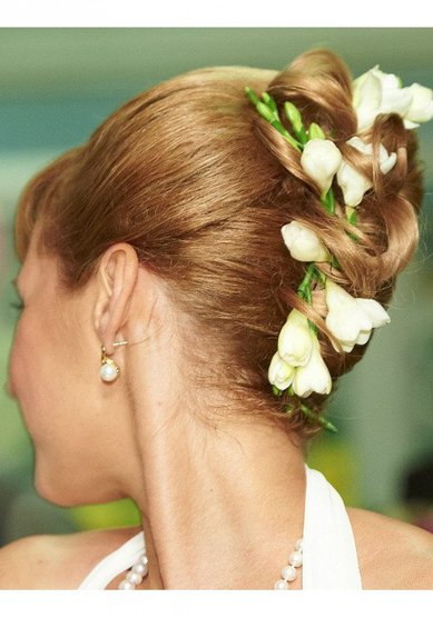 Прическа на свадьбу Л17816 - Стилист-визажист Лана