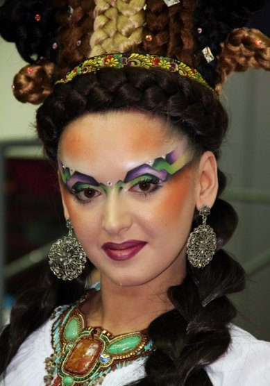 Свадебная прическа И18451 - Визажист-стилист Ирина Меньшикова