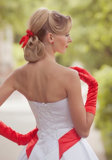 Прическа на свадьбу С18744 - Свадебный стилист Светлана Панферова