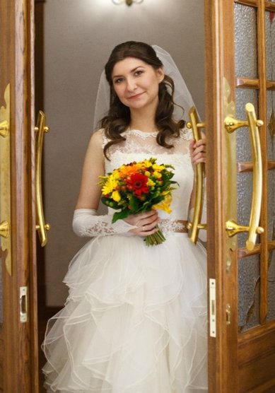 Прическа на свадьбу начес с локонами (Д19020) - Стилист-визажист Дарья Антонова