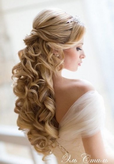 Свадебная прическа Б19077 - Стилисты Белаж