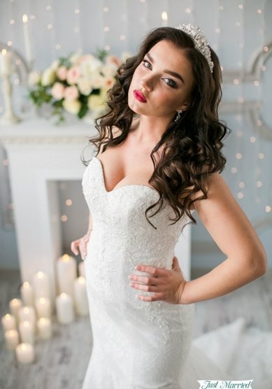 Свадебная прическа Н19125 - Стилист-визажист Надежда Метлицкая