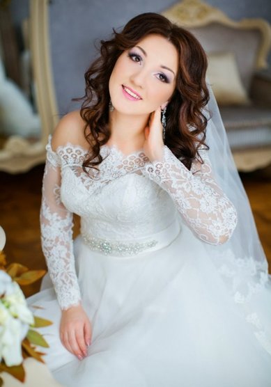 Свадебная прическа Н19131 - Стилист-визажист Надежда Метлицкая