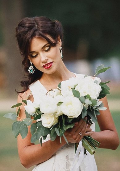 Свадебная прическа Н19141 - Стилист-визажист Надежда Метлицкая