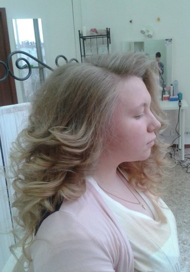 Прическа на свадьбу К19280 - Стилист-визажист Наталья Фурс