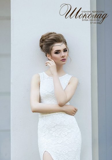 Свадебная прическа Ш19415 - Салон красоты Шоколад