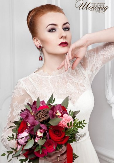 Свадебная прическа Ш19417 - Салон красоты Шоколад