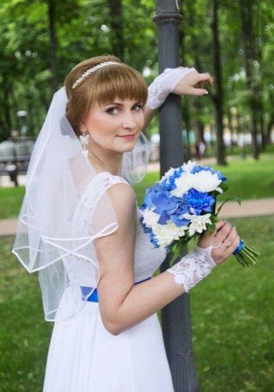 Прическа на свадьбу И19476 - Стилист-визажист Ирина Сергеева