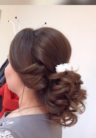 Свадебная прическа К19509 - стилист-визажист Ксения Кузнецова