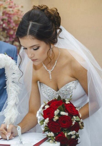 Свадебная прическа К19523 - стилист-визажист Ксения Кузнецова