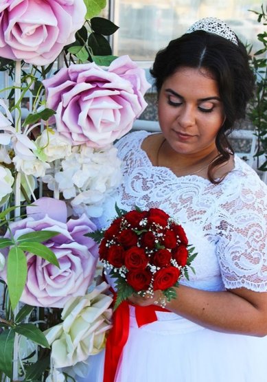 Прическа на свадьбу К19636 - Стилист-визажист Ксения Курочкина