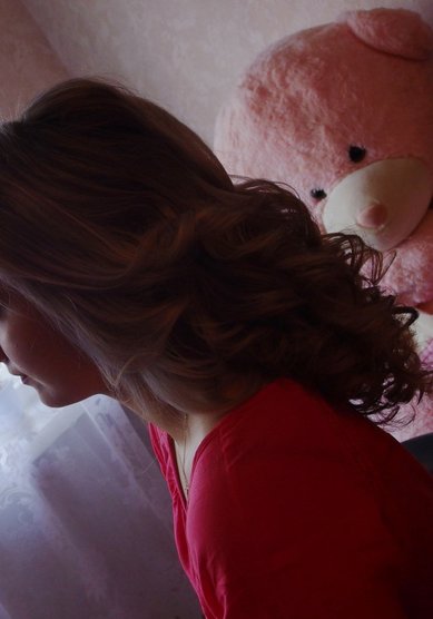 Свадебная прическа объемные локоны (К19647) - Стилист-визажист Ксения Курочкина