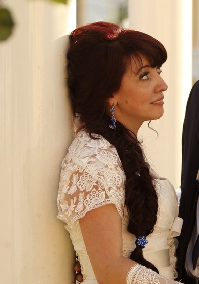 Свадебная прическа 003 (Т19781) - Свадебный стилист Евгения Толстоноженко