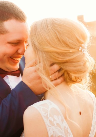 Свадебная прическа Низкий пучок (А19873) - Стилист Алёна Волкова