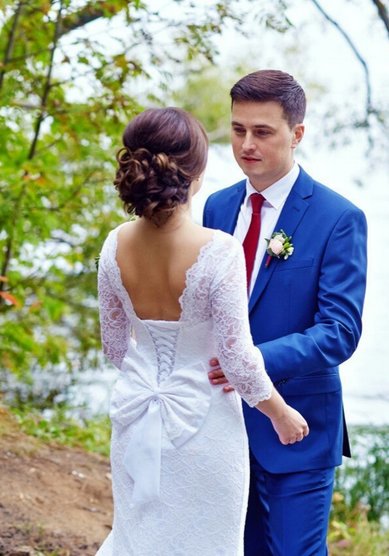 Свадебная прическа Т20041 - Свадебный стилист Евгения Толстоноженко