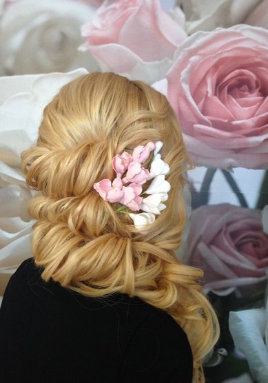 Прическа на свадьбу Д20048 - Стилист-визажист Дорохова Дарья
