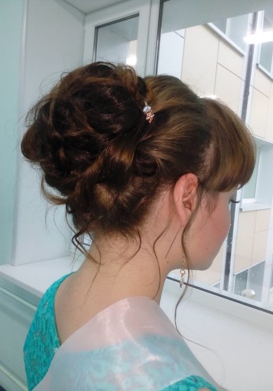Свадебная прическа Т20435 - Свадебный стилист Евгения Толстоноженко