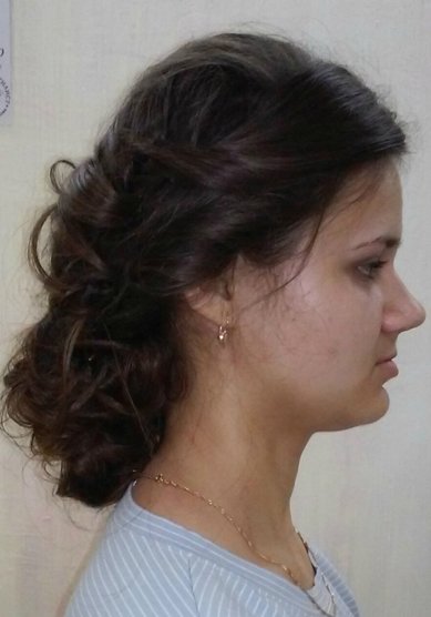 Свадебная прическа Т20437 - Свадебный стилист Евгения Толстоноженко