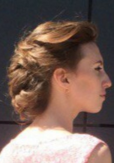 Прическа на свадьбу Т20442 - Свадебный стилист Евгения Толстоноженко