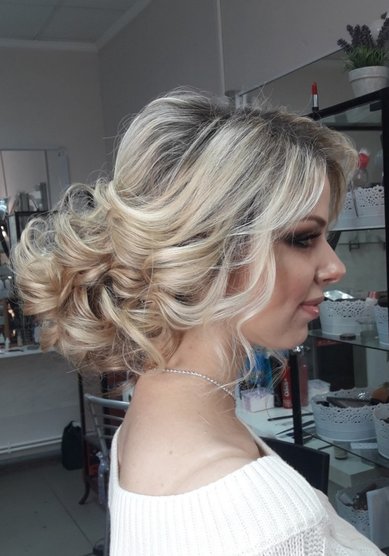 Свадебная прическа С20845 - Свадебный стилист Светлана Гавровская