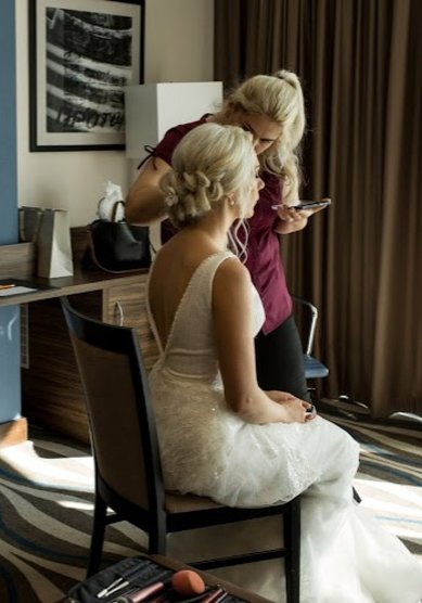 Прическа на свадьбу И20972 - Стилист Ольга Ильина