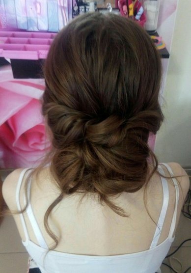 Свадебная прическа Б21315 - Стилист-визажист Бутковская Елизавета