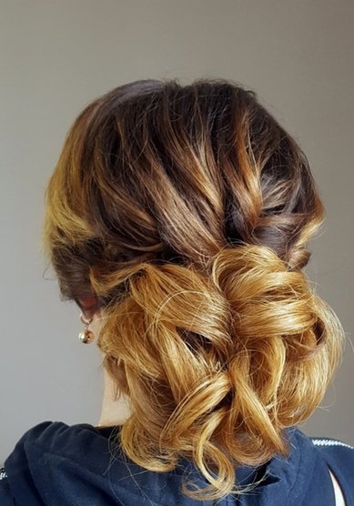 Прическа на свадьбу Т21364 - Стилист-визажист Тамара Анисимова