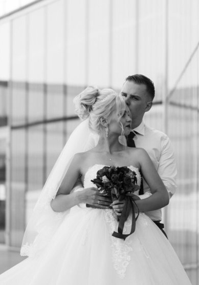 Свадебная прическа Высокий пучок (Т21395) - Стилист-визажист Тамара Анисимова