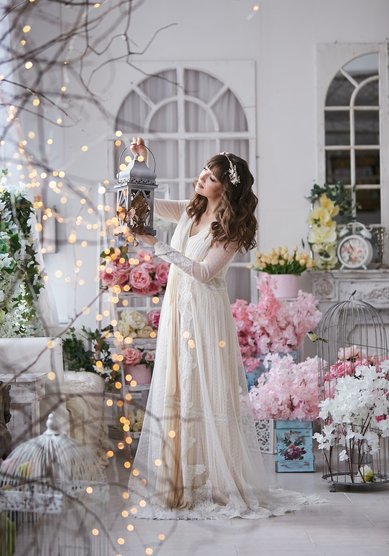 Свадебная прическа Легкие локоны (Т21397) - Стилист-визажист Тамара Анисимова