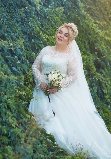 Свадебная прическа Высокий пучок (Т21415) - Стилист-визажист Тамара Анисимова