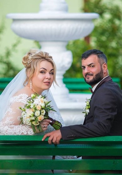 Свадебная прическа Высокий пучок (Т21417) - Стилист-визажист Тамара Анисимова