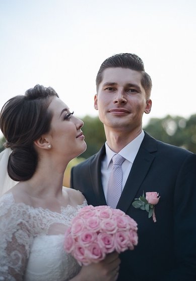 Свадебная прическа Элегантный низкий пучок (Т21481) - Стилист-визажист Тамара Анисимова...