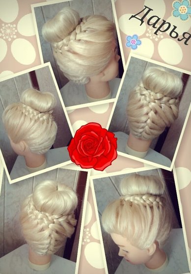Свадебная прическа C17167 - Мобильный салон красоты Charm Factory