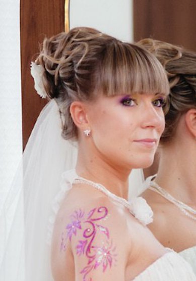 Свадебная прическа С17205 - VIP-СТилиСТ, визажист Светлана Тальянова