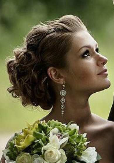 Свадебная прическа Л17215 - VIP-стилист Людмила Евдокимова