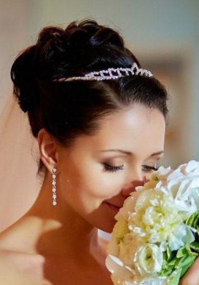 Прическа на свадьбу Л17216 - VIP-стилист Людмила Евдокимова