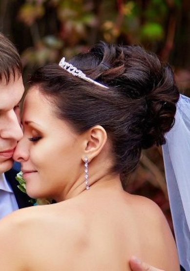 Прическа на свадьбу Л17216 - VIP-стилист Людмила Евдокимова