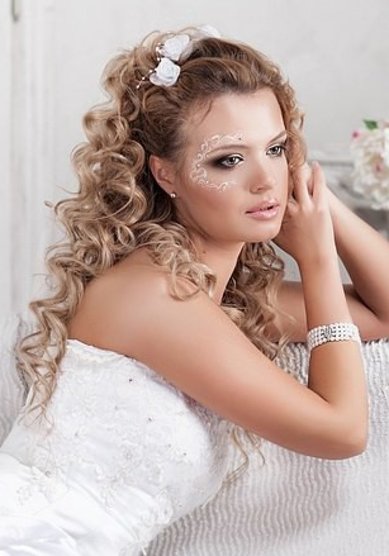 Свадебная прическа Л17219 - VIP-стилист Людмила Евдокимова