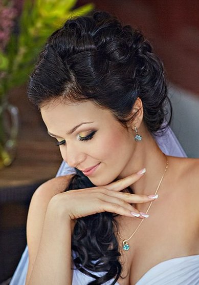Свадебная прическа Л17221 - VIP-стилист Людмила Евдокимова