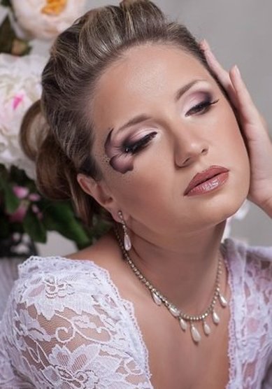 Свадебная прическа Л17223 - VIP-стилист Людмила Евдокимова