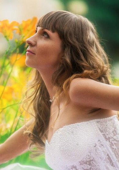 Прическа на свадьбу Л17226 - VIP-стилист Людмила Евдокимова