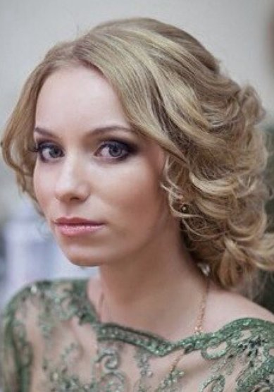 Свадебная прическа Л17233 - VIP-стилист Людмила Евдокимова