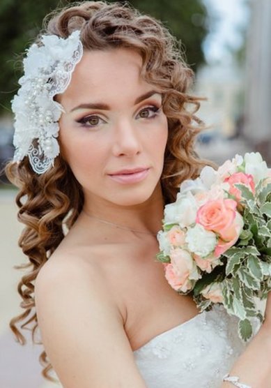 Свадебная прическа С17267 - VIP-СТилиСТ, визажист Светлана Тальянова