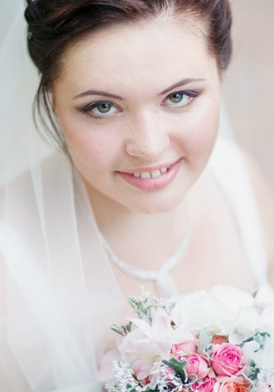 Свадебная прическа Л17383 - Стилист, визажист Вероника Зарубина