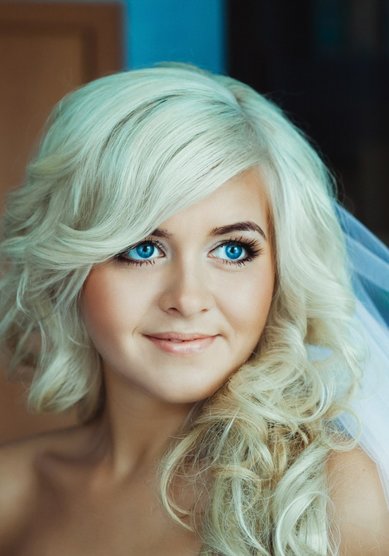 Свадебная прическа Л17385 - Стилист, визажист Вероника Зарубина